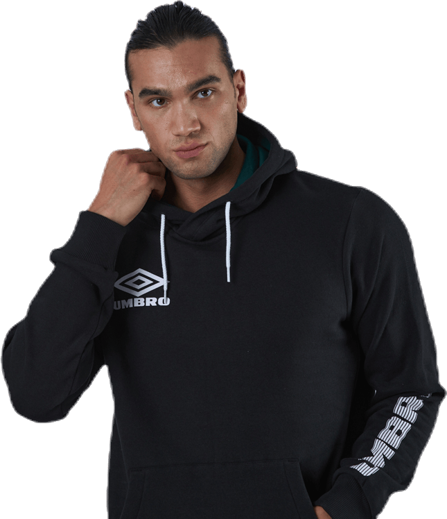 Sleeve Print Hoodie Black - Bild 2