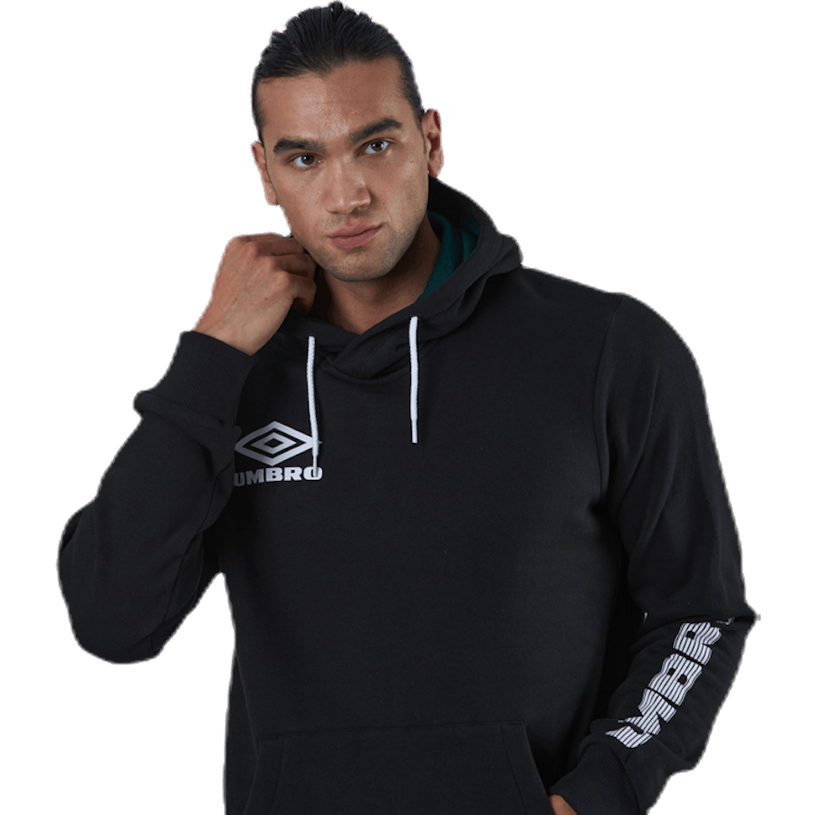 Sleeve Print Hoodie Black - Bild 2