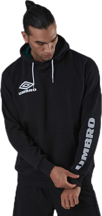 Sleeve Print Hoodie Black - Bild 4