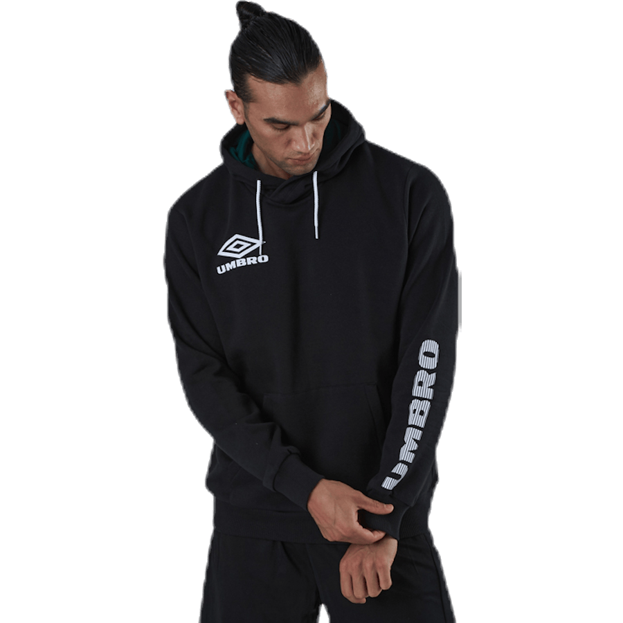 Sleeve Print Hoodie Black - Bild 4