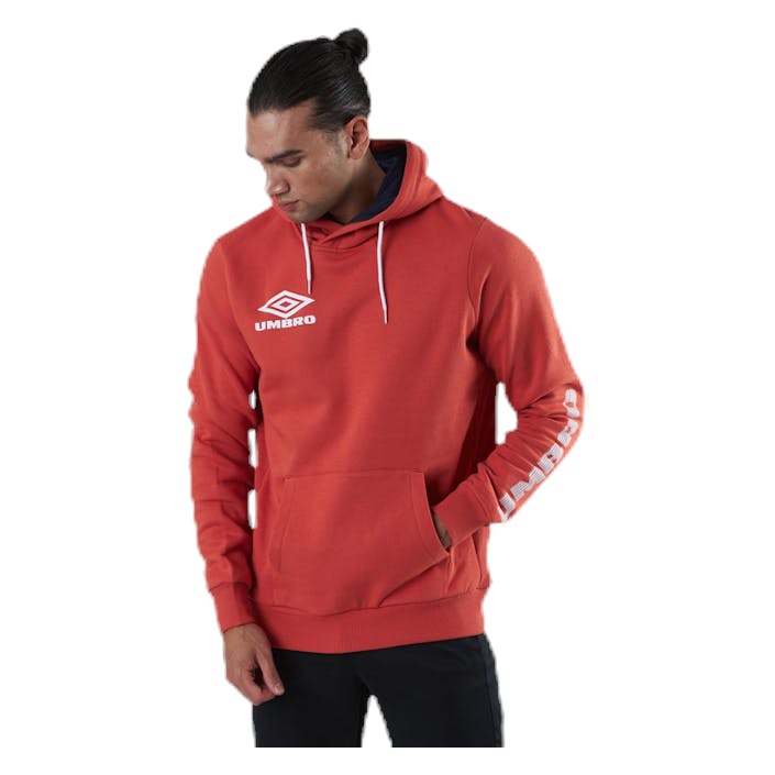 Sleeve Print Hoodie Red, Male, Apparels, Shirts, Soccer, Red, XL