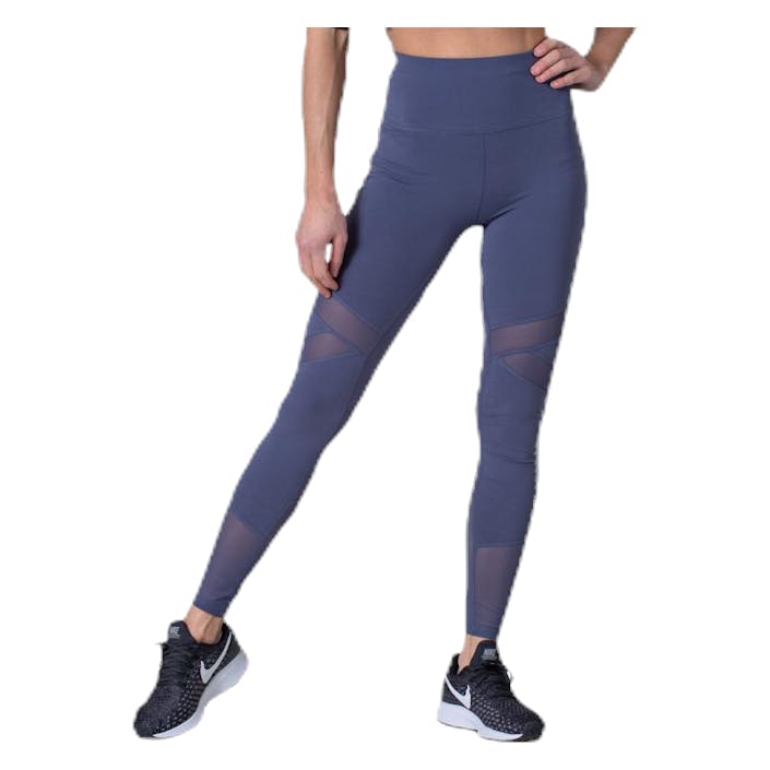 Studio Leggings Blue/Grey, Female, Vêtements, Leggings, Bleu/Gris, L