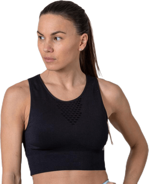 Studio Seamless Bra Black, Female, Kleding, Sport bh, Training, Zwart, L