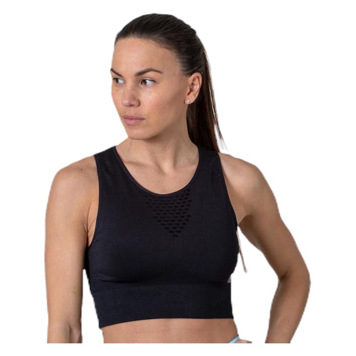 Studio Seamless Bra Black, Female, Apparels, Sports Bras, Workout, Black, M