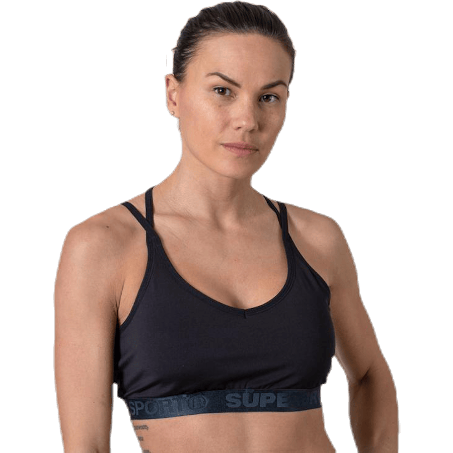 Studio Strappy Bra Black