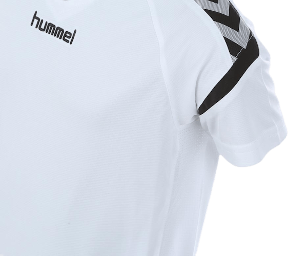 Authentic Charge SS Poly Jersey White | De bedste sportsmærker |