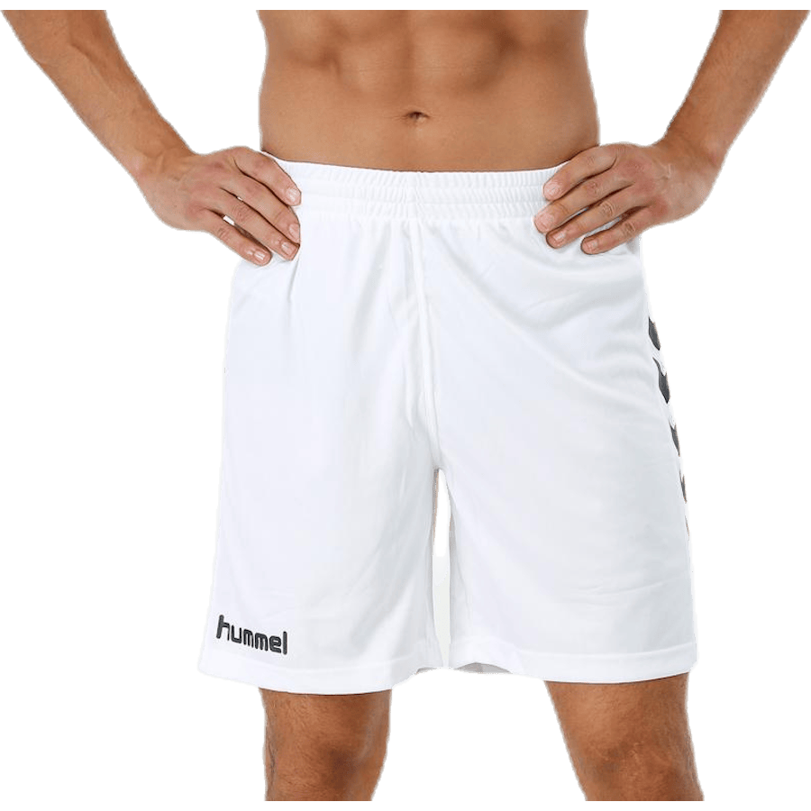 Core Poly Shorts White