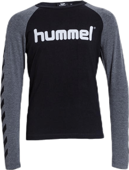 Boys T-Shirt LS Black/Grey
