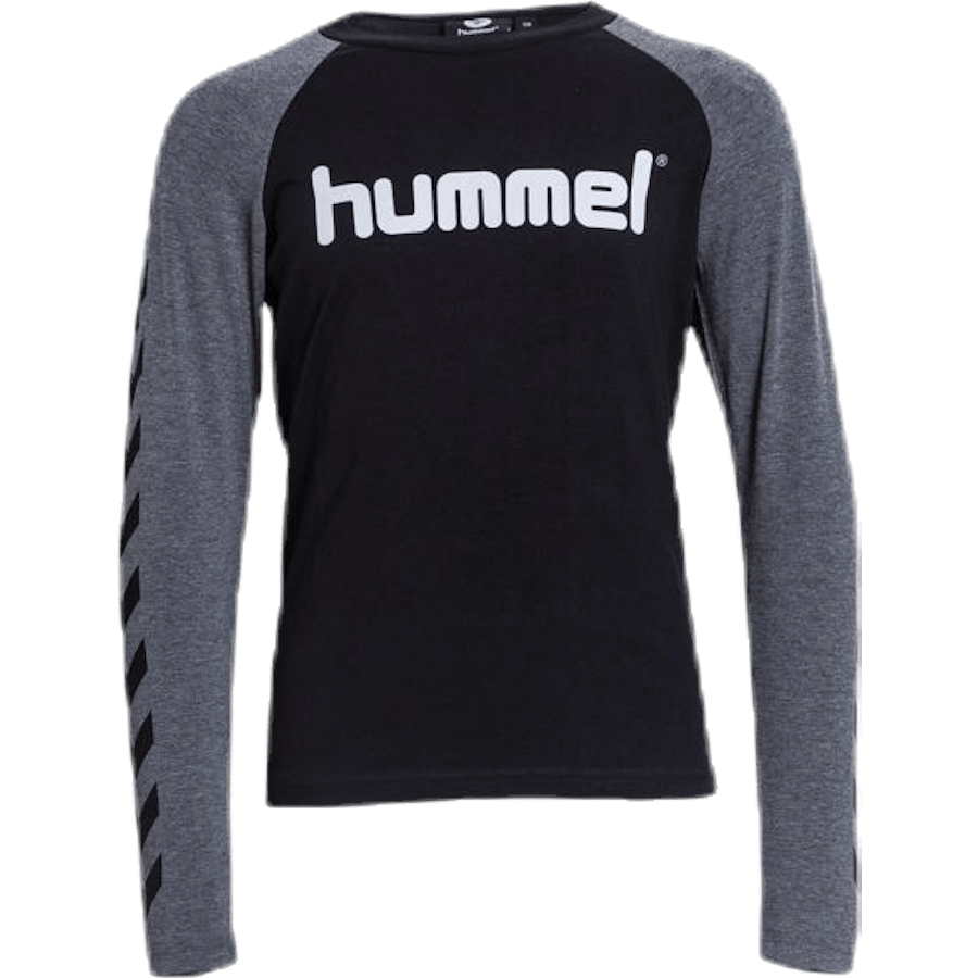 Boys T-Shirt LS Black/Grey