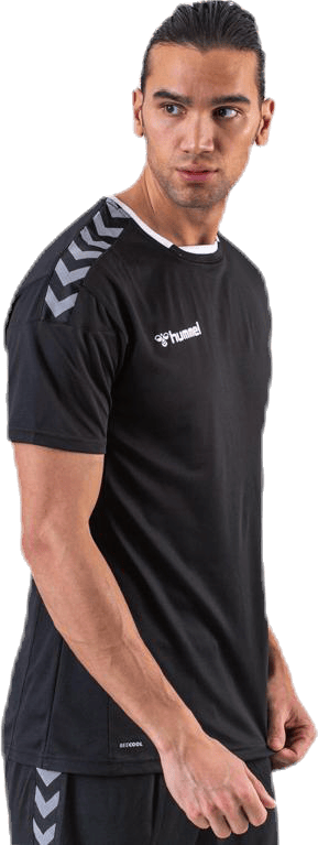 Authentic Poly Jersey White/Black - Bild 5