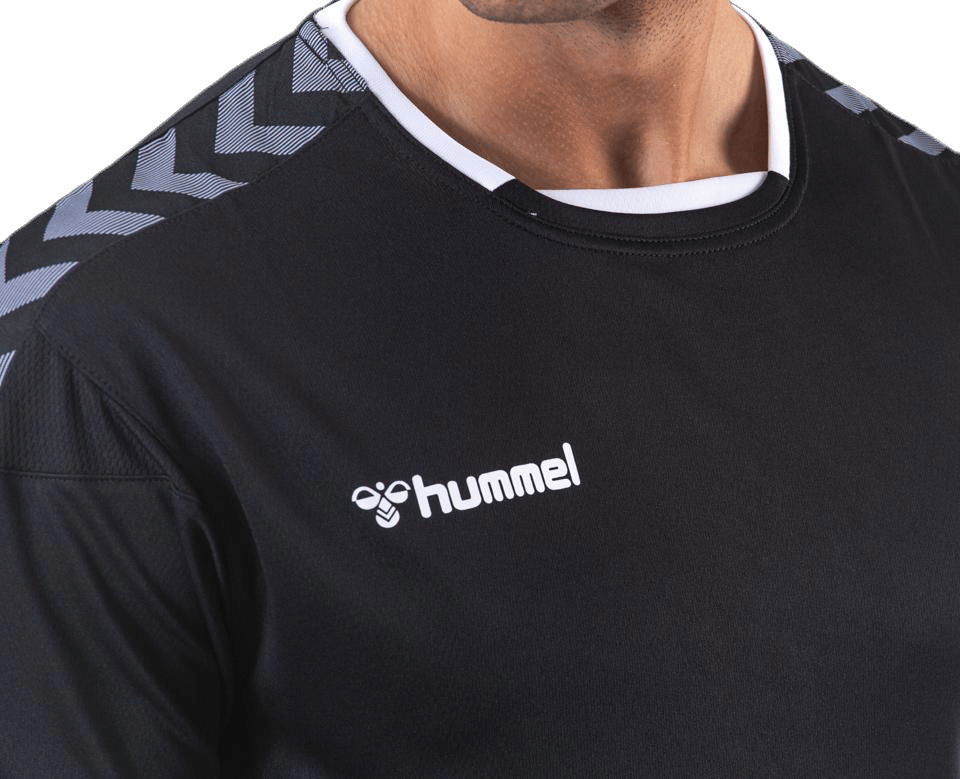 Authentic Poly Jersey White/Black - Bild 6