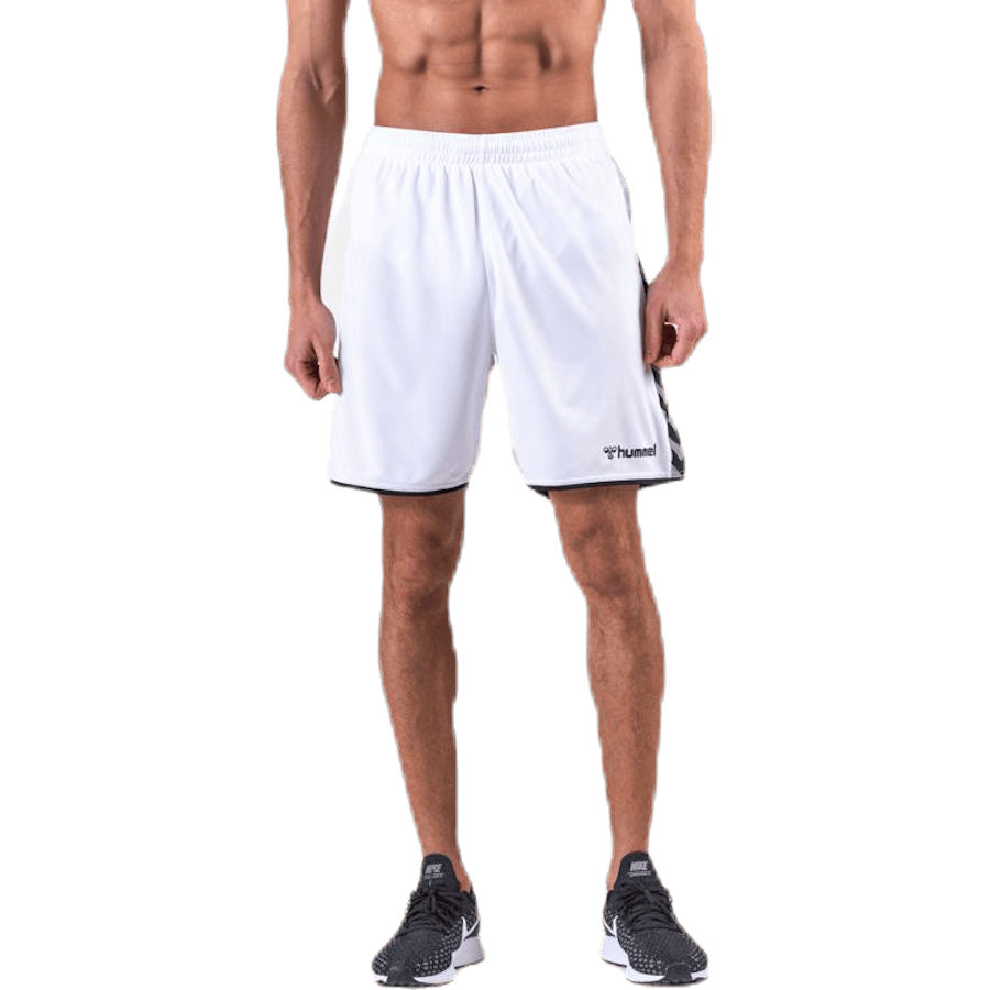 Authentic Poly Shorts White
