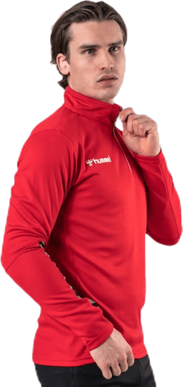 Authentic Half Zip Sweatshirt Red - Bild 5