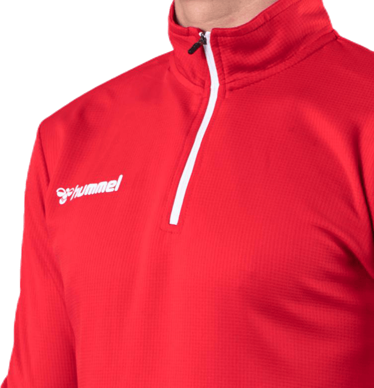 Authentic Half Zip Sweatshirt Red - Bild 6