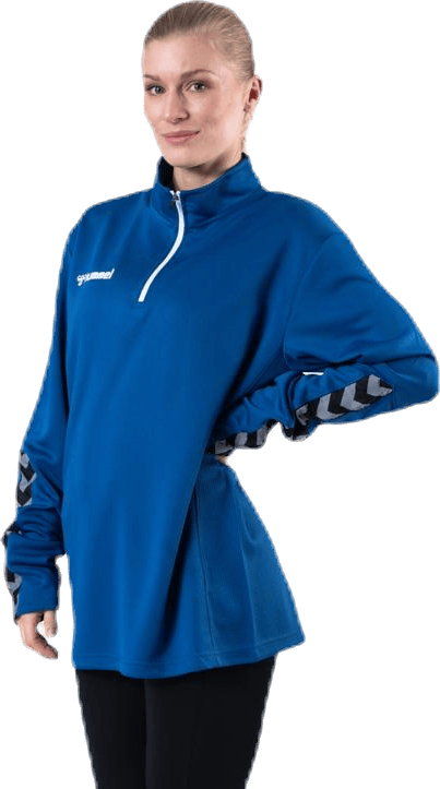 Authentic Half Zip Sweatshirt Blue