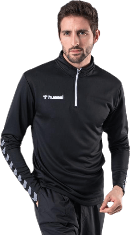 Authentic Half Zip Sweatshirt White/Black - Bild 5