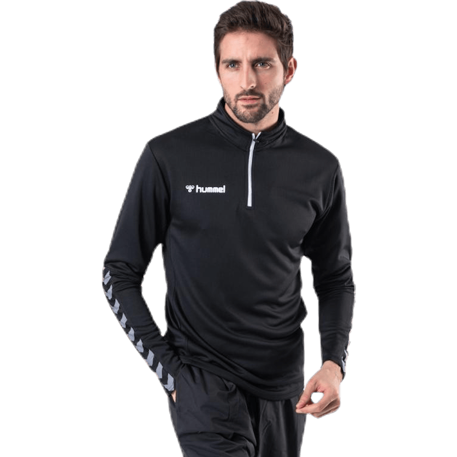 Authentic Half Zip Sweatshirt White/Black - Bild 5