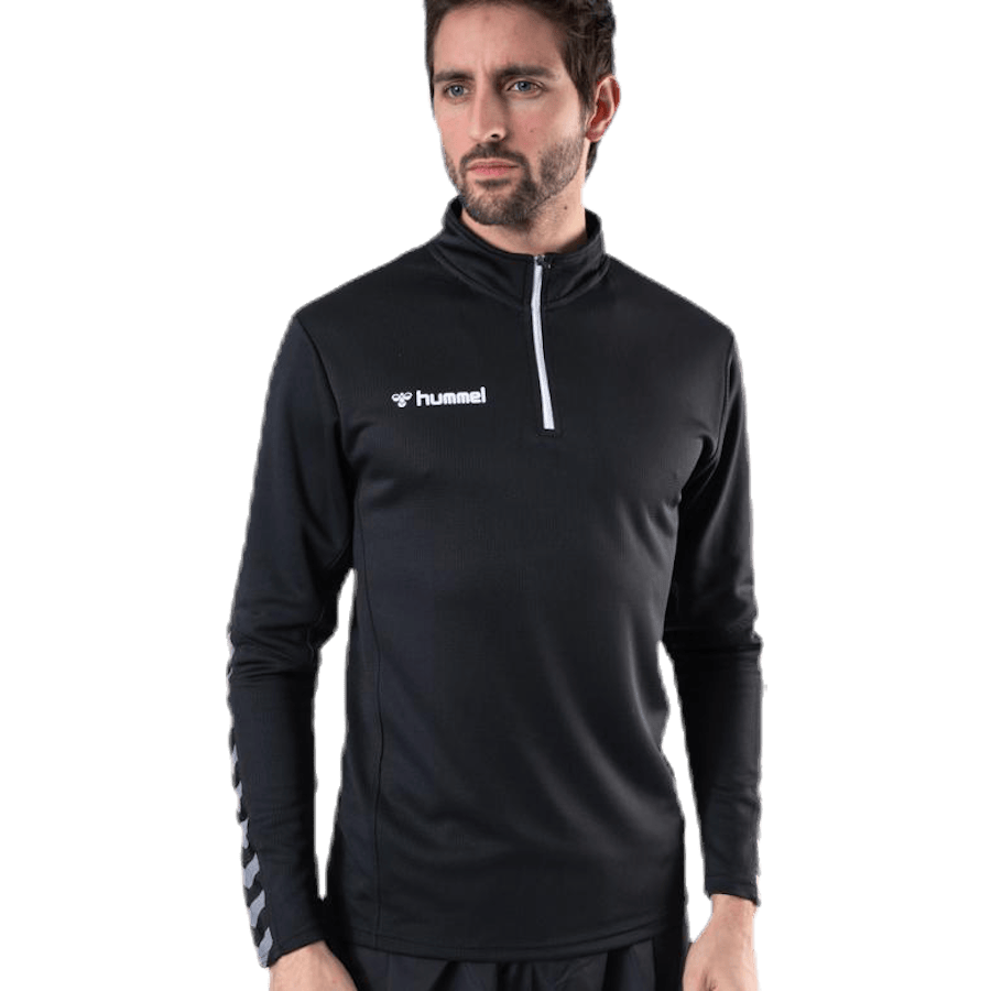 Authentic Half Zip Sweatshirt White/Black - Bild 6