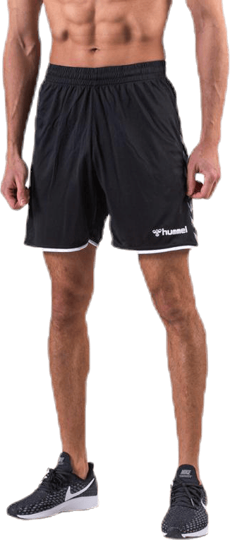 Authentic Poly Shorts White/Black - Bild 5