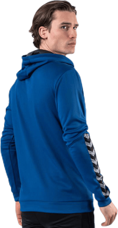 Authentic Poly Zip Hoodie Blue - Bild 3