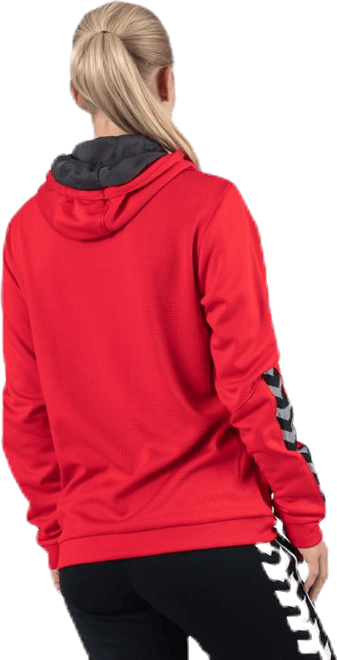 Authentic Poly Zip Hoodie Red - Bild 3