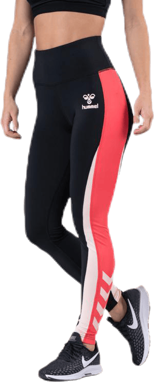 Oliza High Waist Tights Pink/Black