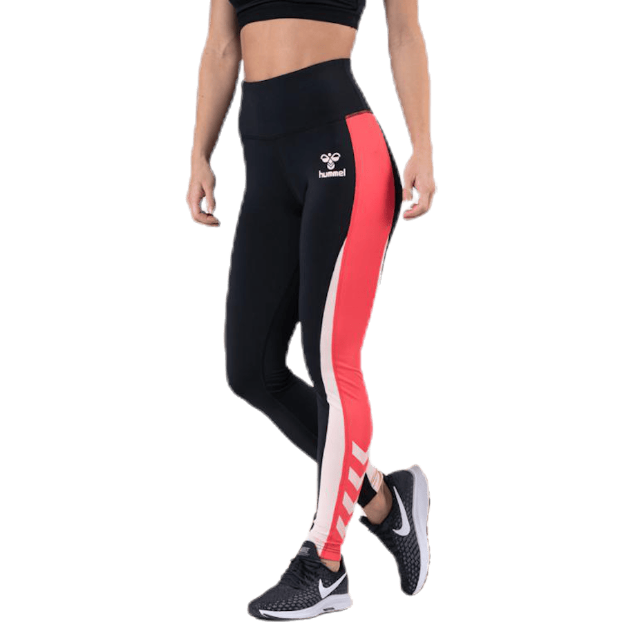Oliza High Waist Tights Pink/Black