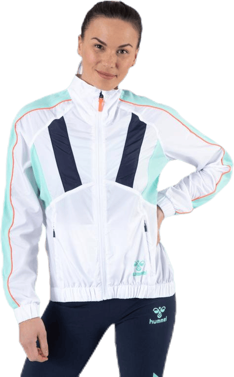 Trophy Zip Jacket White