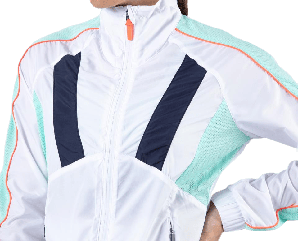 Trophy Zip Jacket White - Bild 5