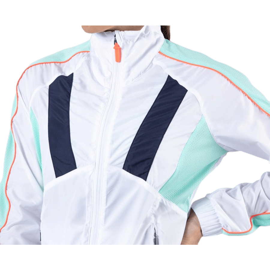 Trophy Zip Jacket White - Bild 5