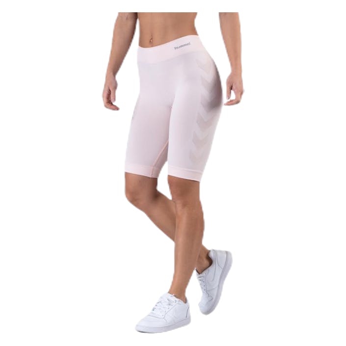 Seamless Cycling Shorts Pink, Female, Kläder, Tights, Rosa, XL/XXL