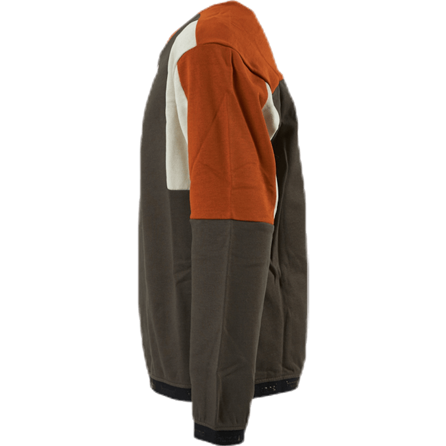 Junior Sander Sweatshirt Orange/Green - Bild 2