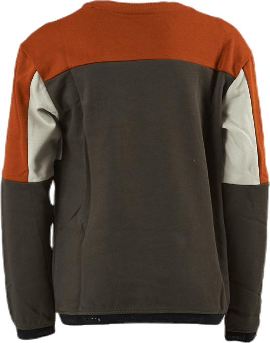 Junior Sander Sweatshirt Orange/Green - Bild 3