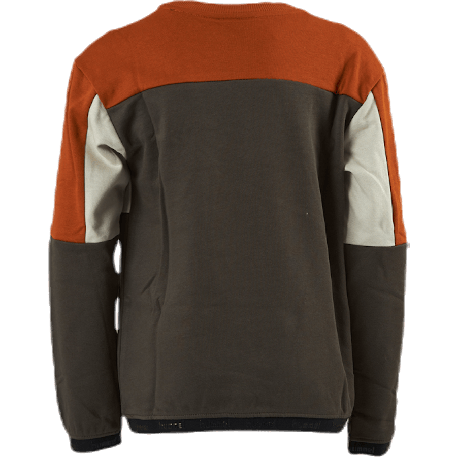 Junior Sander Sweatshirt Orange/Green - Bild 3