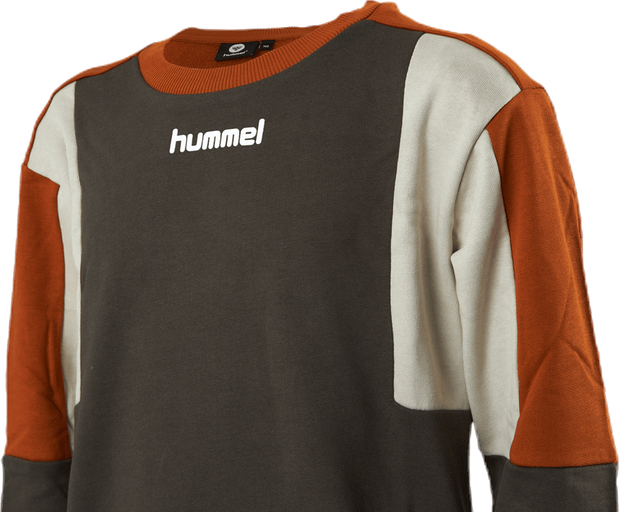 Junior Sander Sweatshirt Orange/Green - Bild 4