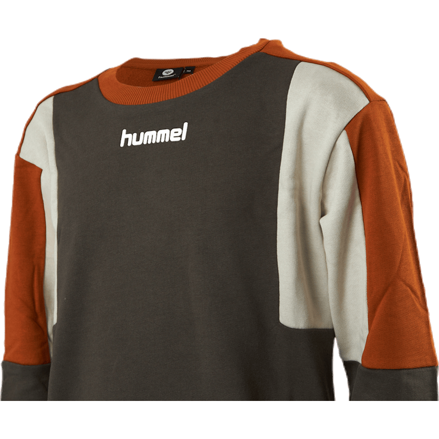 Junior Sander Sweatshirt Orange/Green - Bild 4