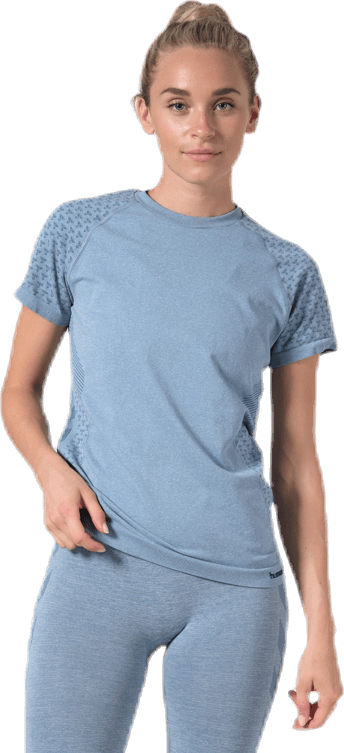 CI Seamless SS T-Shirt Blue
