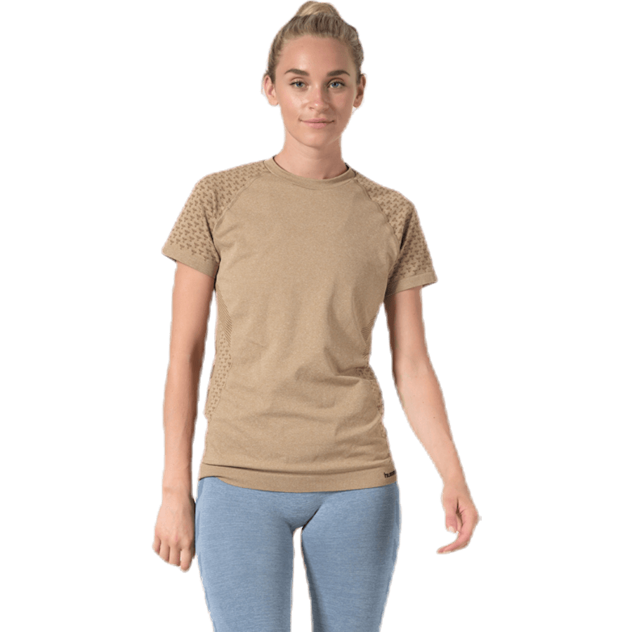 CI Seamless SS T-Shirt Brown