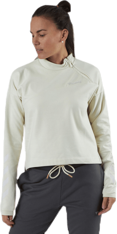 Flew Short Sweatshirt White/Grey