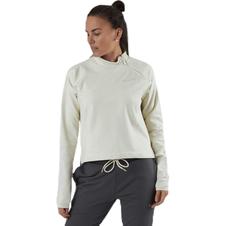 Flew Short Sweatshirt White/Grey