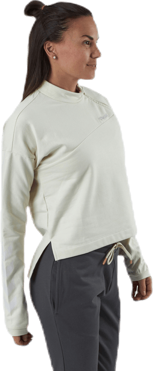 Flew Short Sweatshirt White/Grey - Bild 2