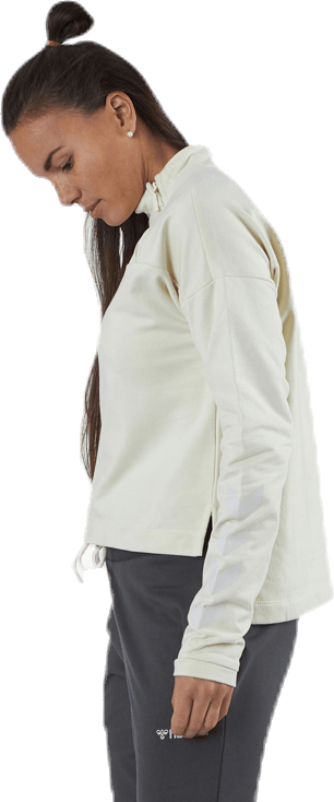 Flew Short Sweatshirt White/Grey - Bild 4