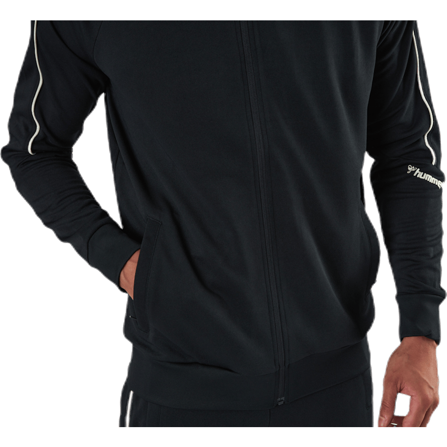 Amos Zip Jacket Black - Bild 4
