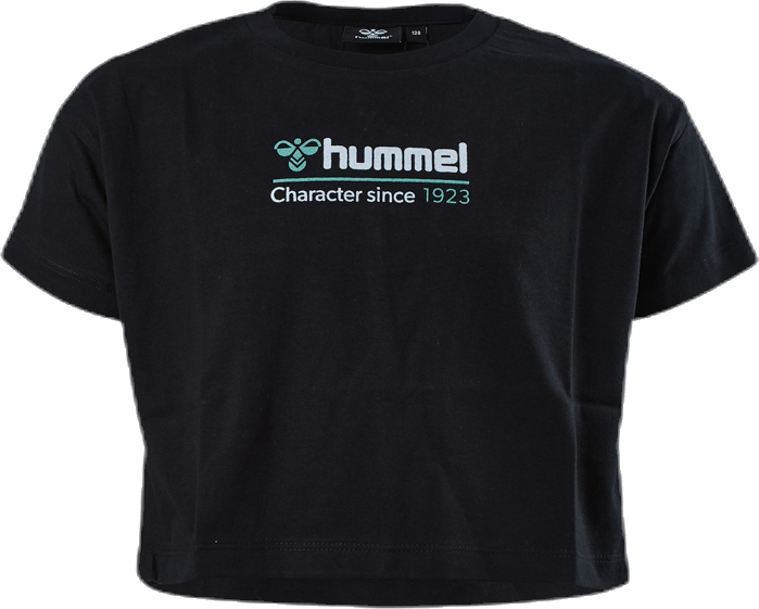 Junior Clare Cropped T-Shirt Black, Unisex, Apparels, T-shirt, Workout, Black, 146