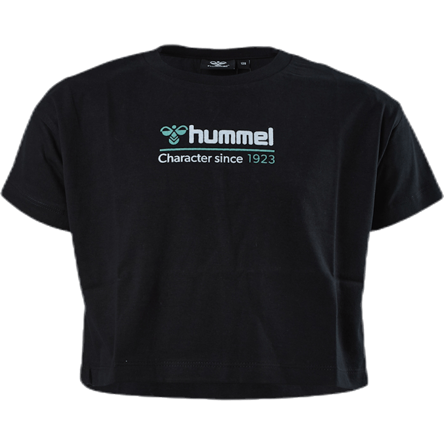 Junior Clare Cropped T-Shirt Black