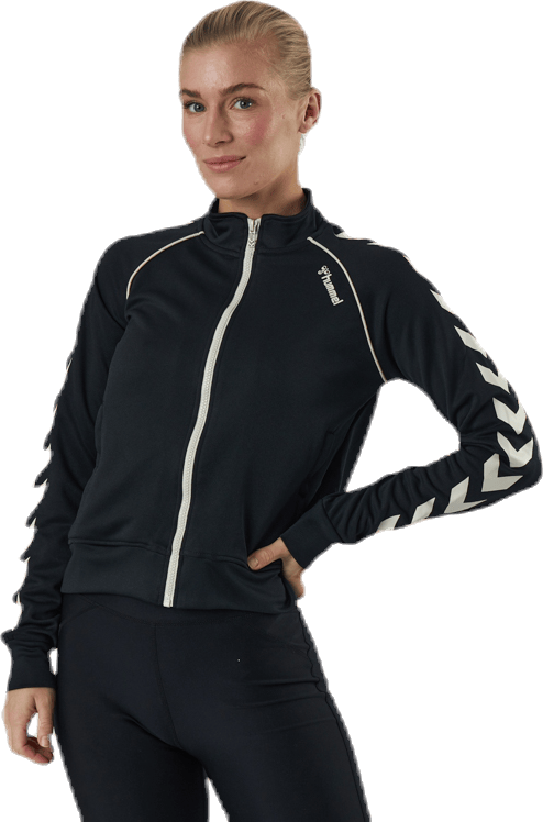 Ziba Short Zip Jacket Black, Female, Apparels, Shirts, Soccer, Black, M