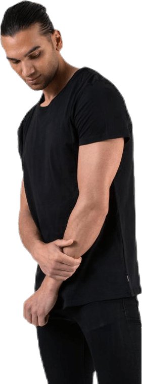 Original  R-Neck Tee No 3 Black, Male, Apparels, T-shirt, Black, XL