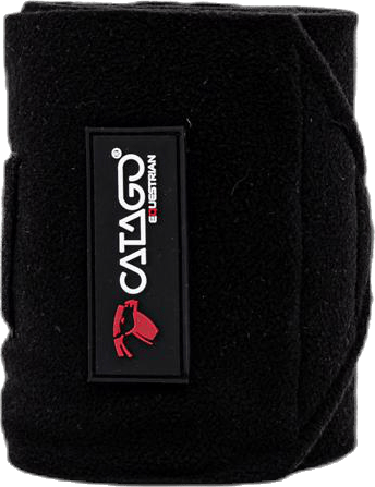 Fleecebandager Black, Unisex, Attrezzature, equestre, Sport equestri, Nero, ONESIZE