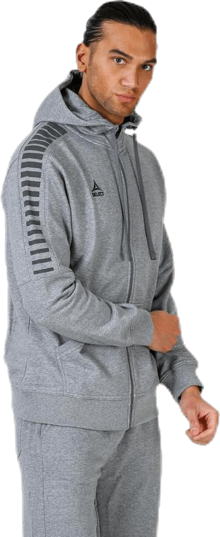 Zip Hoodie Torino Grey, Male, Apparels, Shirts, Soccer, Grey, XXL