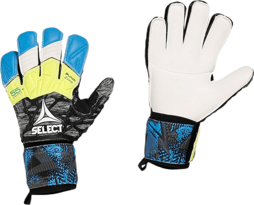 GK Gloves 55 Extra Force Flat Cut Blue/Grey, Unisex, Odevy, čiapky a čiapky, Futbal, Modrá/Šedá, 9